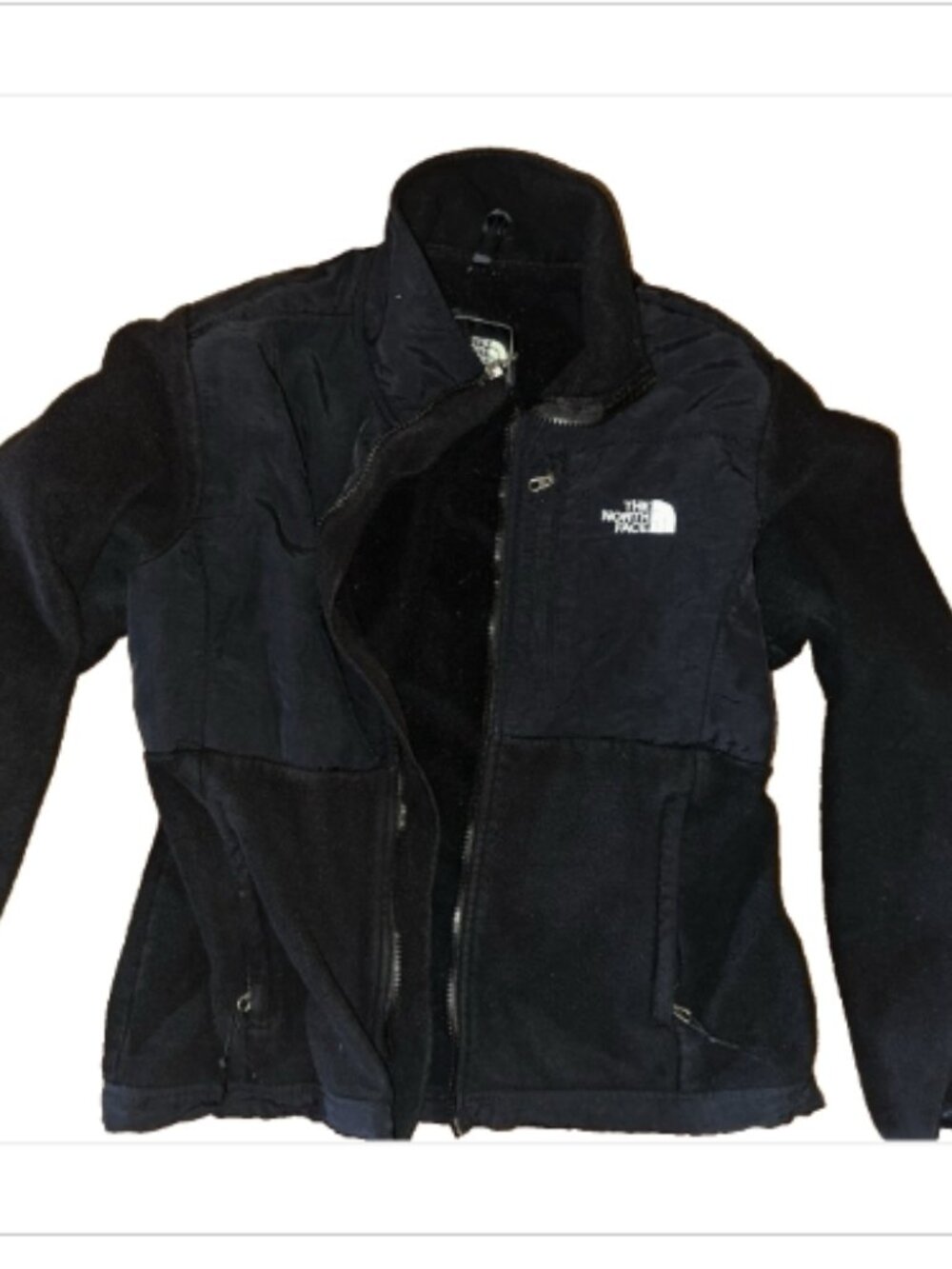 The North Face Black Full Zip Fleece Jacket Women's Medium